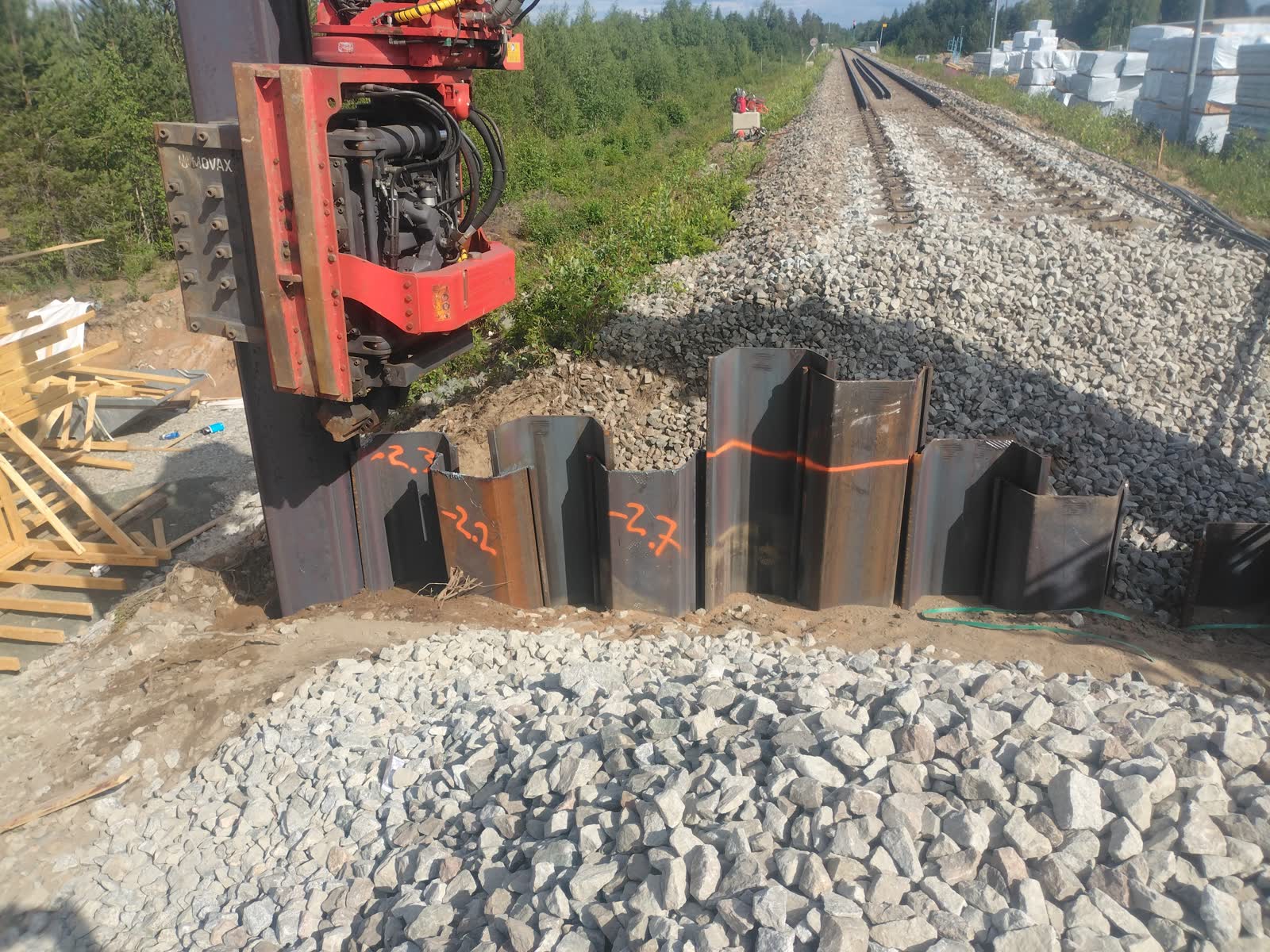 Rajakankaantien ja Yli-Raumon alikulkusiltojen rakentaminen